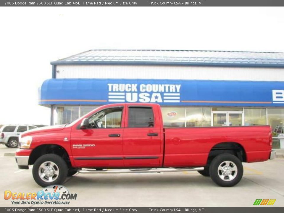 2006 Dodge Ram 2500 SLT Quad Cab 4x4 Flame Red / Medium Slate Gray Photo #1
