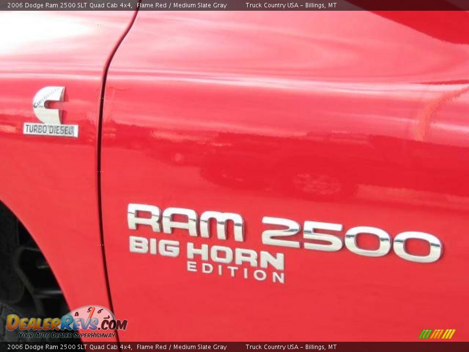 2006 Dodge Ram 2500 SLT Quad Cab 4x4 Flame Red / Medium Slate Gray Photo #11