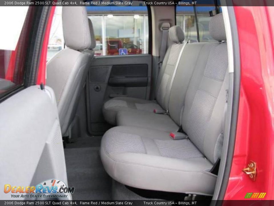 2006 Dodge Ram 2500 SLT Quad Cab 4x4 Flame Red / Medium Slate Gray Photo #12