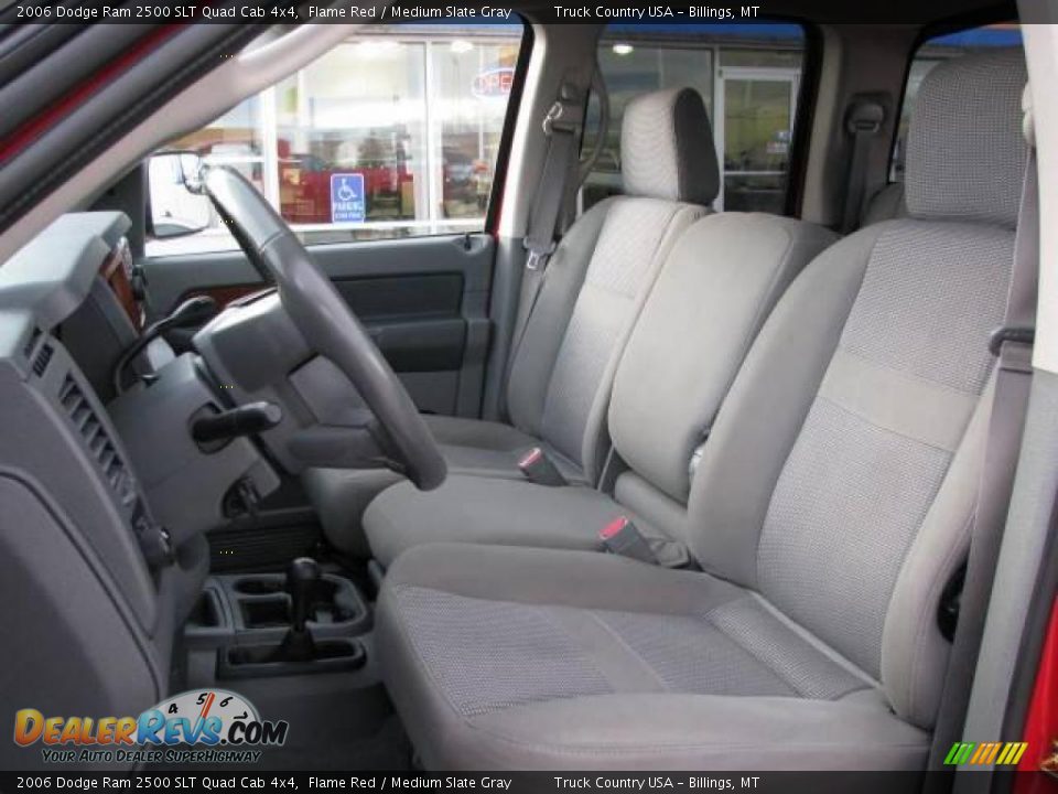 2006 Dodge Ram 2500 SLT Quad Cab 4x4 Flame Red / Medium Slate Gray Photo #13