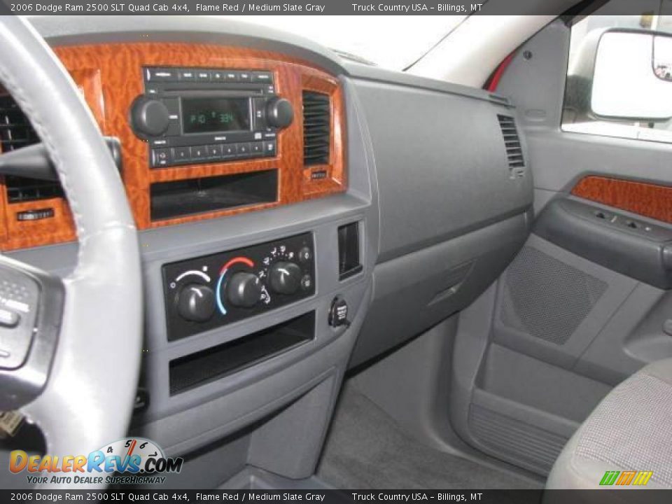 2006 Dodge Ram 2500 SLT Quad Cab 4x4 Flame Red / Medium Slate Gray Photo #15