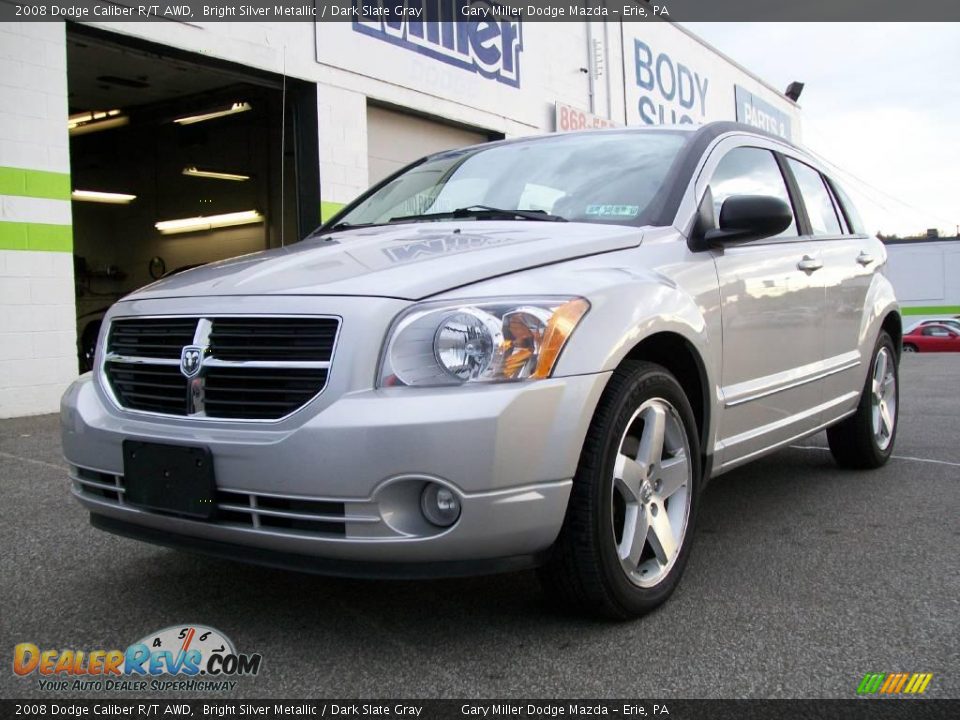 2008 Dodge Caliber R/T AWD Bright Silver Metallic / Dark Slate Gray Photo #1
