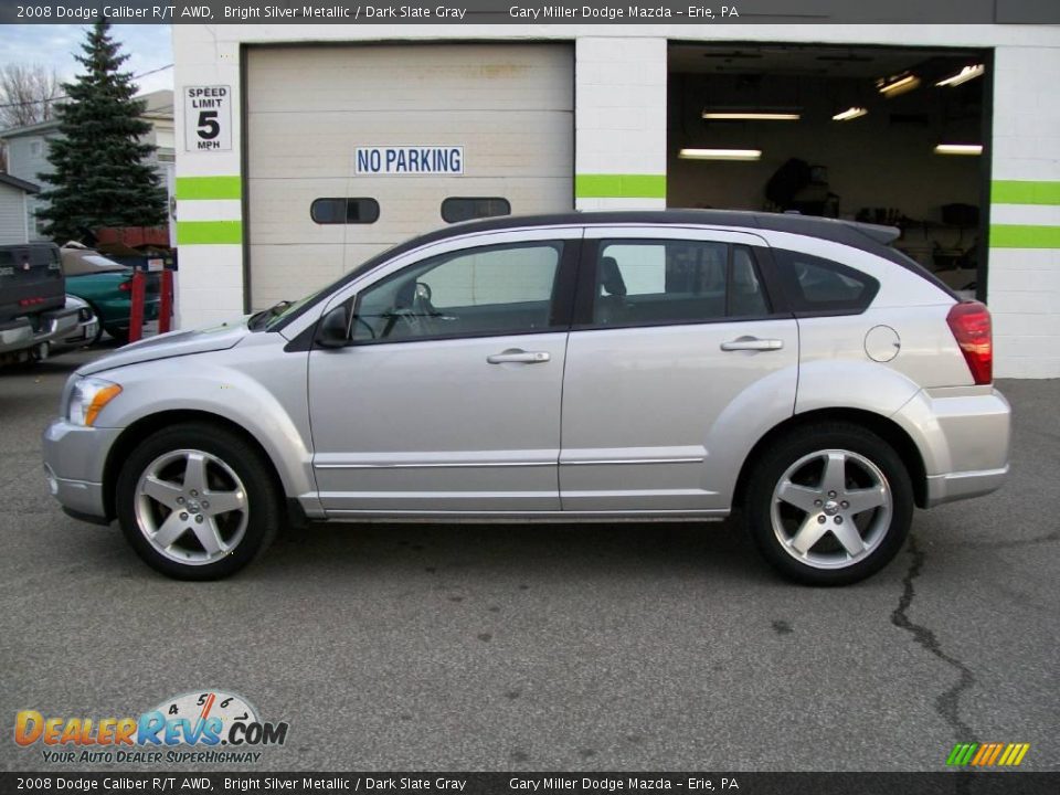 2008 Dodge Caliber R/T AWD Bright Silver Metallic / Dark Slate Gray Photo #2