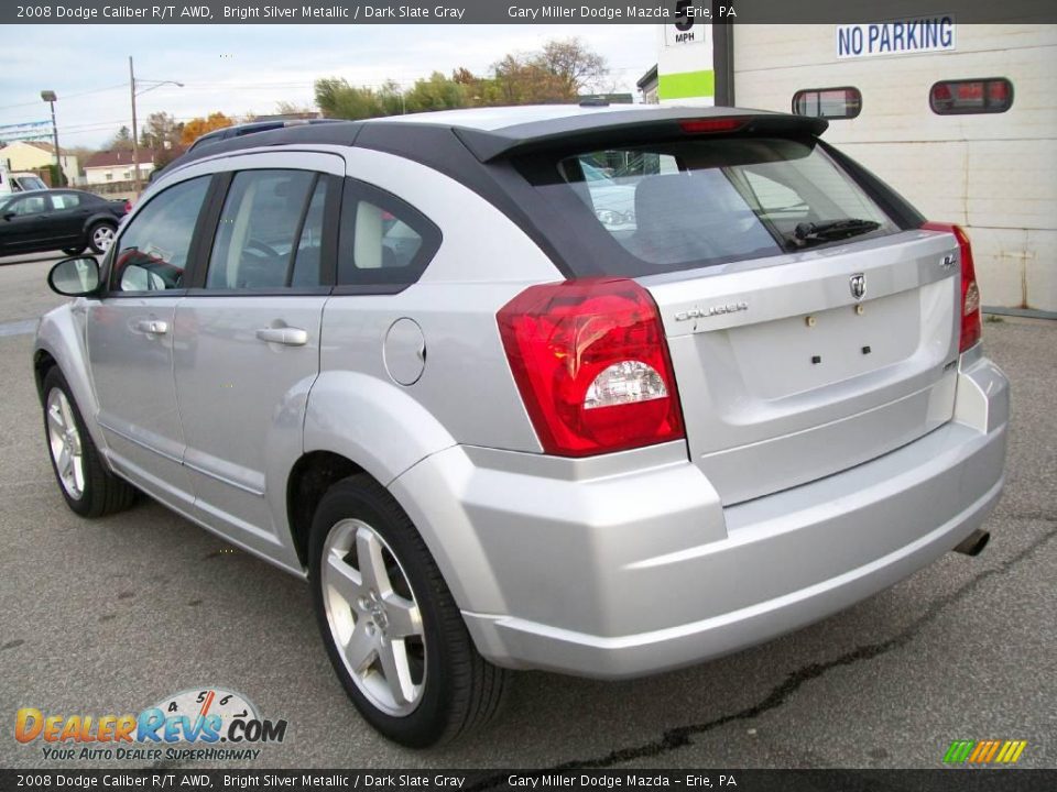 2008 Dodge Caliber R/T AWD Bright Silver Metallic / Dark Slate Gray Photo #3
