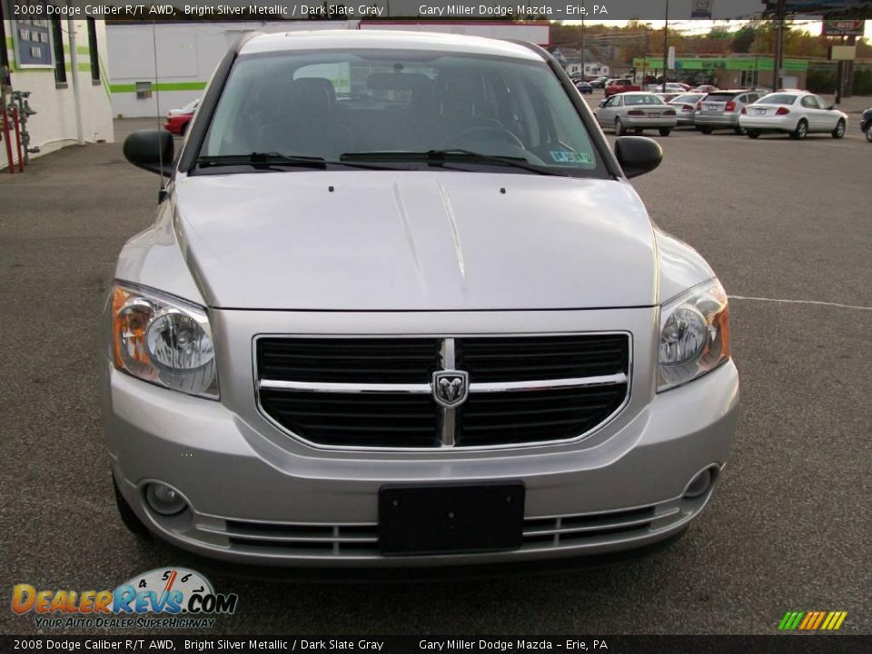 2008 Dodge Caliber R/T AWD Bright Silver Metallic / Dark Slate Gray Photo #8