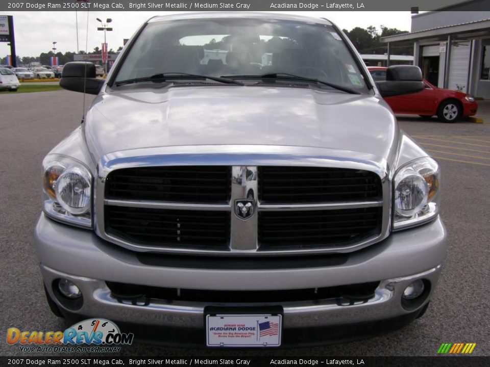 2007 Dodge Ram 2500 SLT Mega Cab Bright Silver Metallic / Medium Slate Gray Photo #8