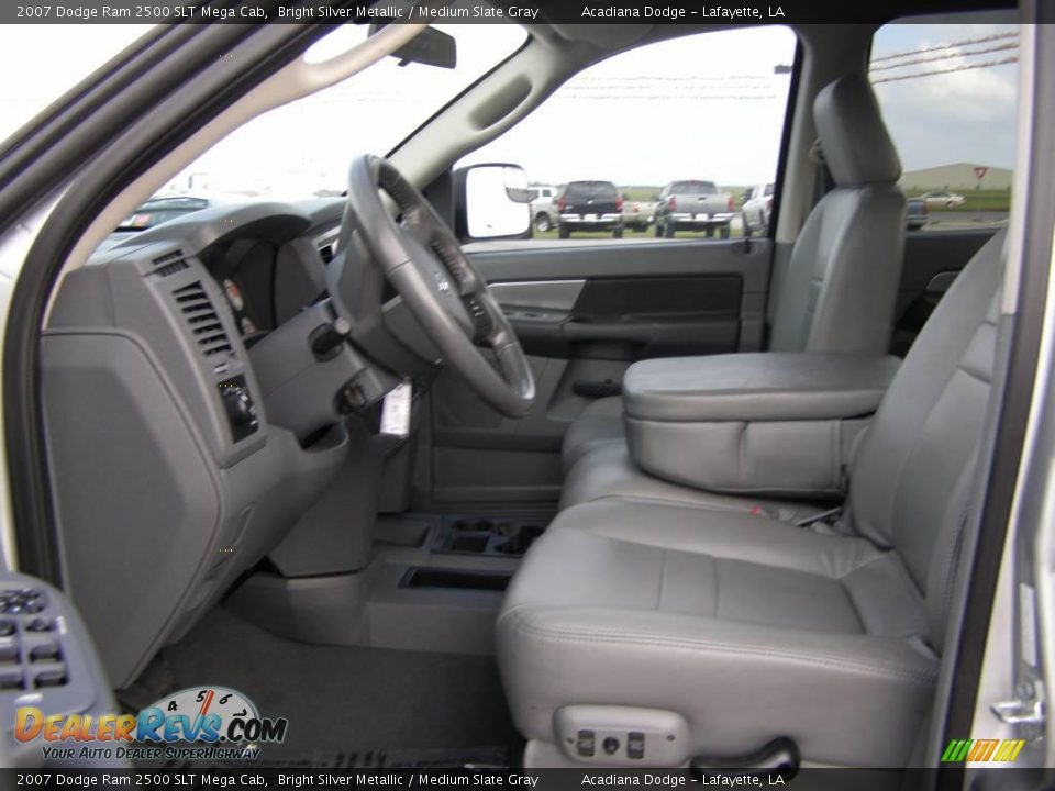 2007 Dodge Ram 2500 SLT Mega Cab Bright Silver Metallic / Medium Slate Gray Photo #9