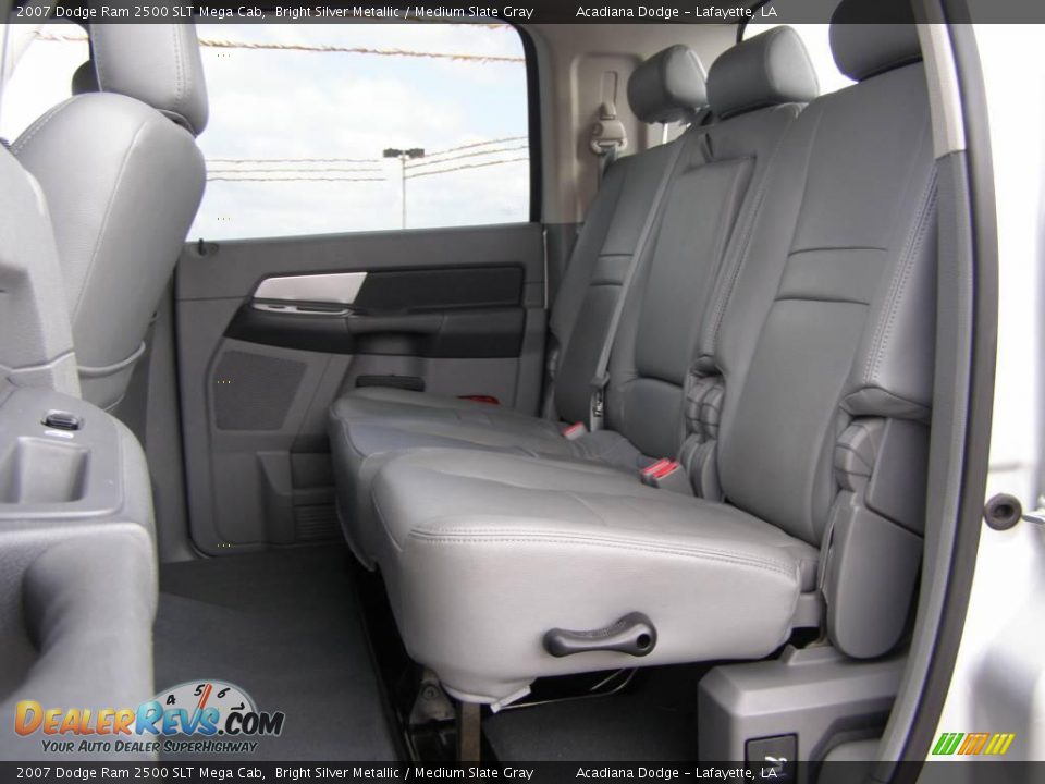 2007 Dodge Ram 2500 SLT Mega Cab Bright Silver Metallic / Medium Slate Gray Photo #10