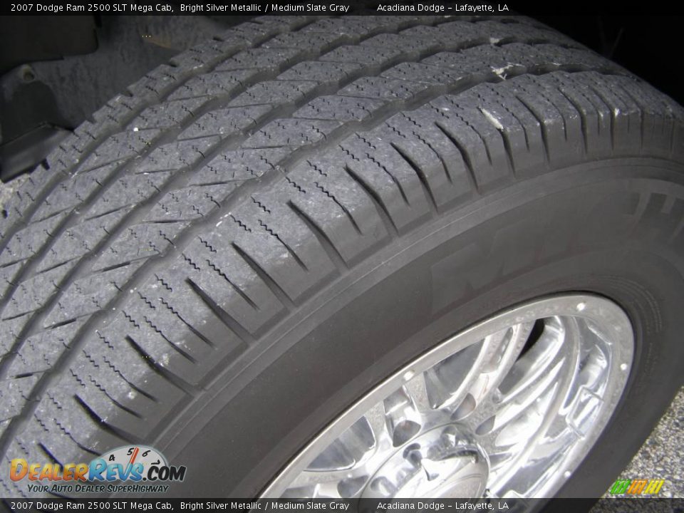 2007 Dodge Ram 2500 SLT Mega Cab Bright Silver Metallic / Medium Slate Gray Photo #12