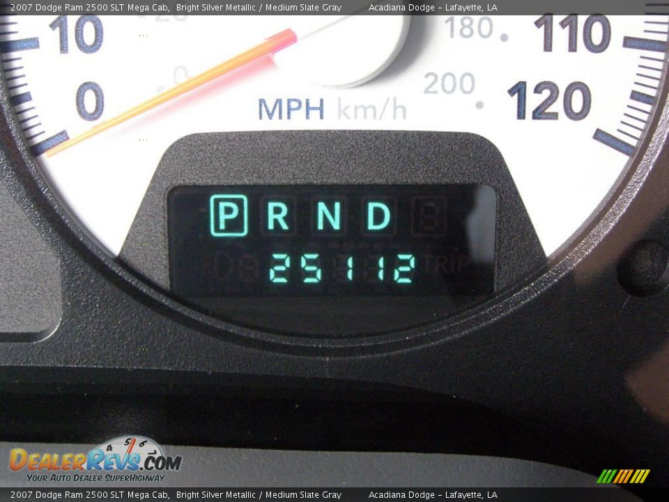 2007 Dodge Ram 2500 SLT Mega Cab Bright Silver Metallic / Medium Slate Gray Photo #14