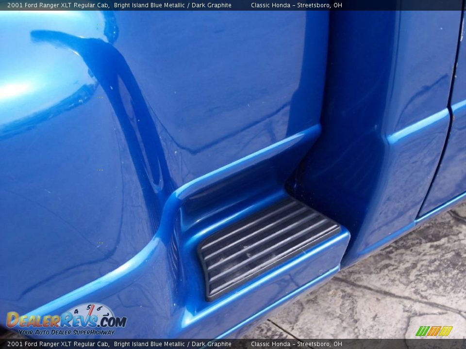 2001 Ford Ranger XLT Regular Cab Bright Island Blue Metallic / Dark Graphite Photo #11