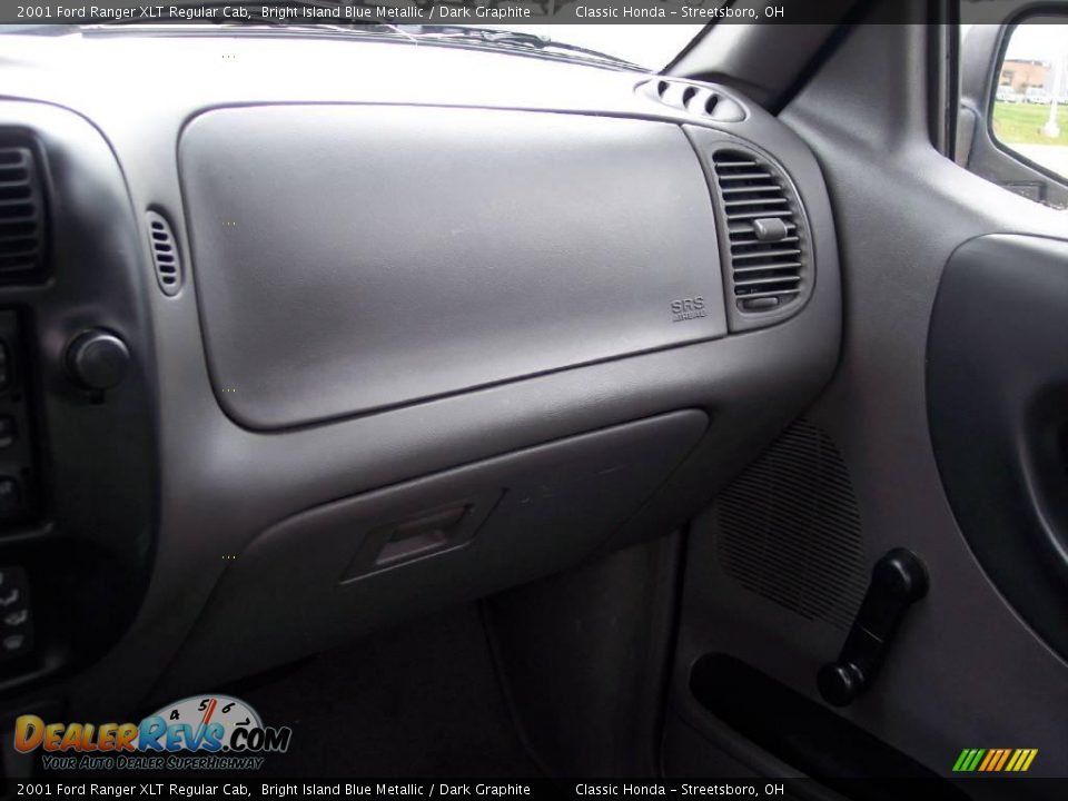 2001 Ford Ranger XLT Regular Cab Bright Island Blue Metallic / Dark Graphite Photo #20