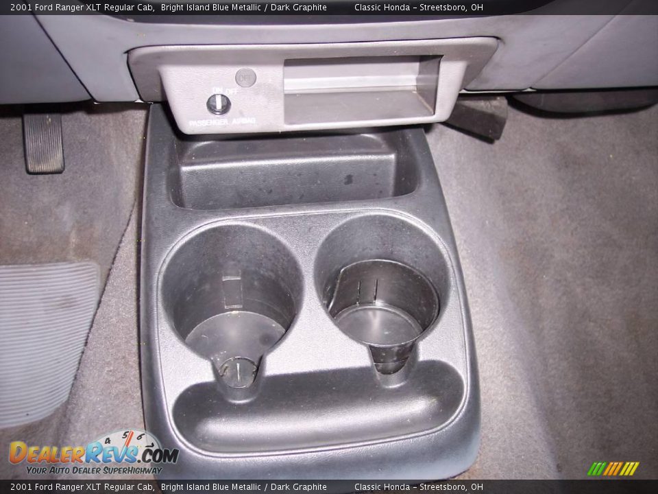 2001 Ford Ranger XLT Regular Cab Bright Island Blue Metallic / Dark Graphite Photo #21