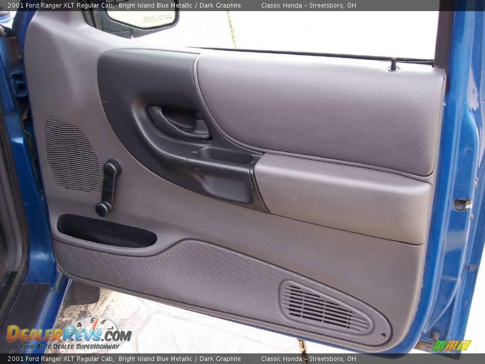 2001 Ford Ranger XLT Regular Cab Bright Island Blue Metallic / Dark Graphite Photo #23