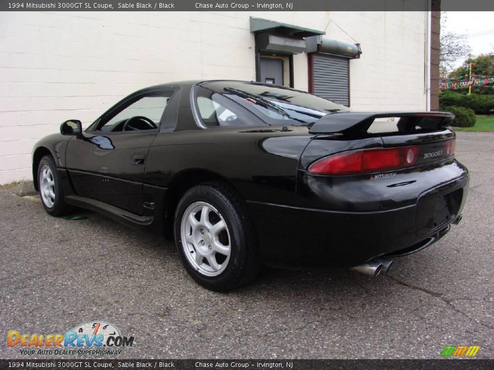 1994 Mitsubishi 3000GT SL Coupe Sable Black / Black Photo #8