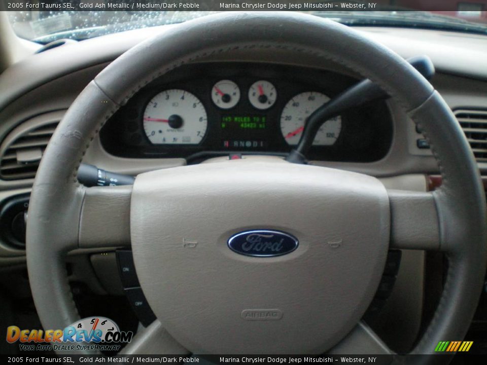 2005 Ford Taurus SEL Gold Ash Metallic / Medium/Dark Pebble Photo #25