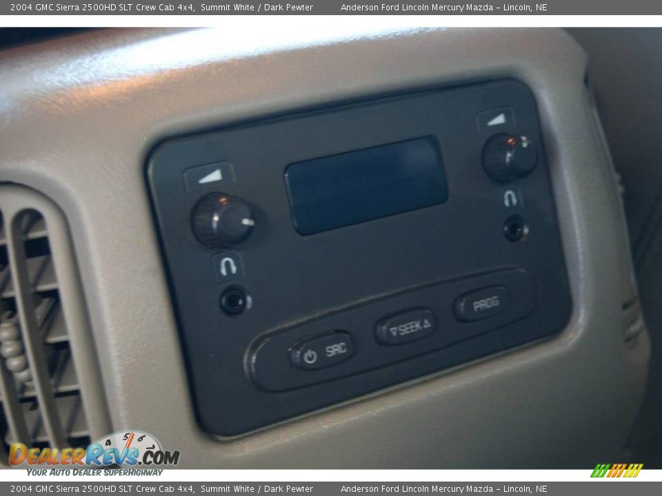 2004 GMC Sierra 2500HD SLT Crew Cab 4x4 Summit White / Dark Pewter Photo #36