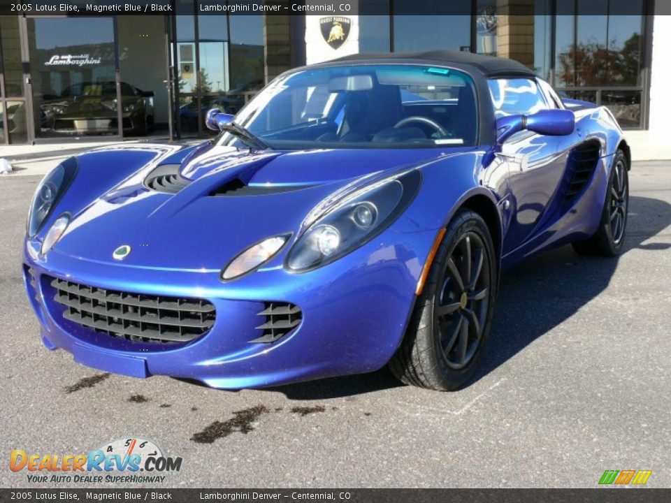 2005 Lotus Elise Magnetic Blue / Black Photo #2