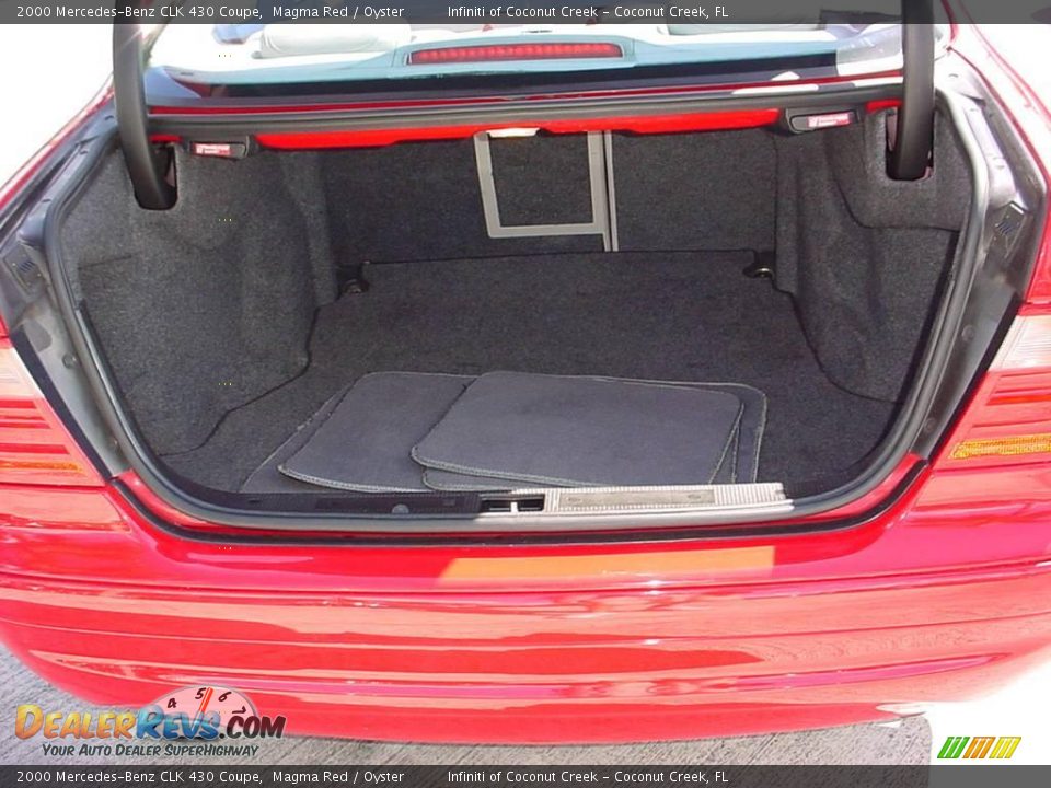 2000 Mercedes-Benz CLK 430 Coupe Magma Red / Oyster Photo #5