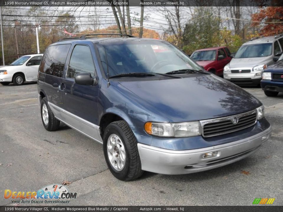 1998 Mercury Villager GS Medium Wedgewood Blue Metallic / Graphite Photo #3