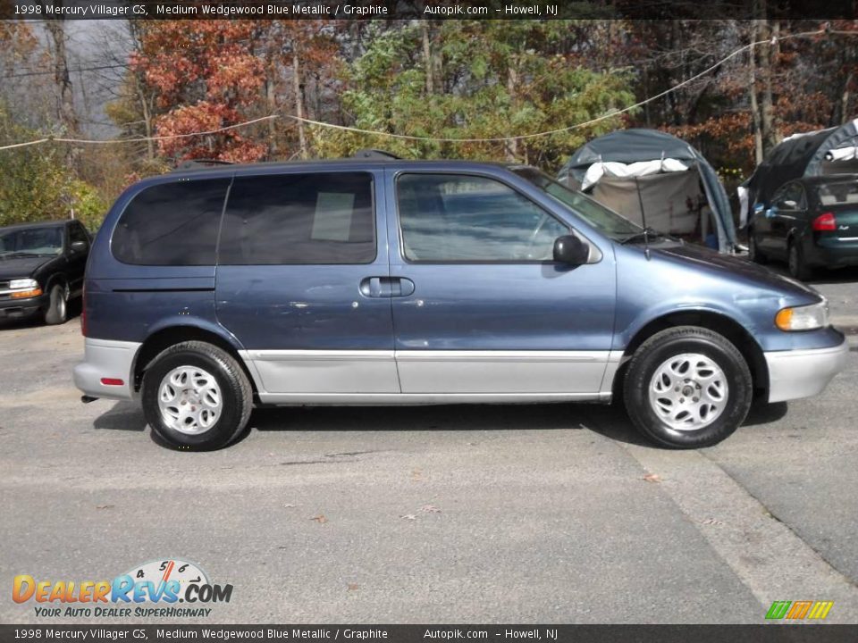 1998 Mercury Villager GS Medium Wedgewood Blue Metallic / Graphite Photo #4