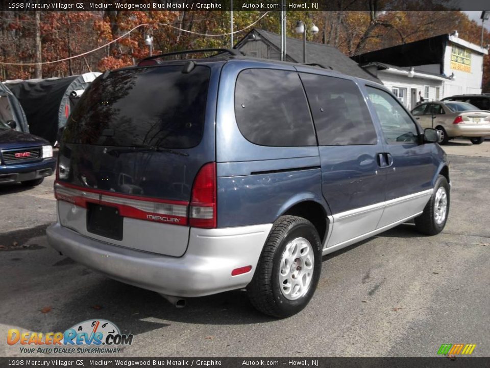 1998 Mercury Villager GS Medium Wedgewood Blue Metallic / Graphite Photo #5