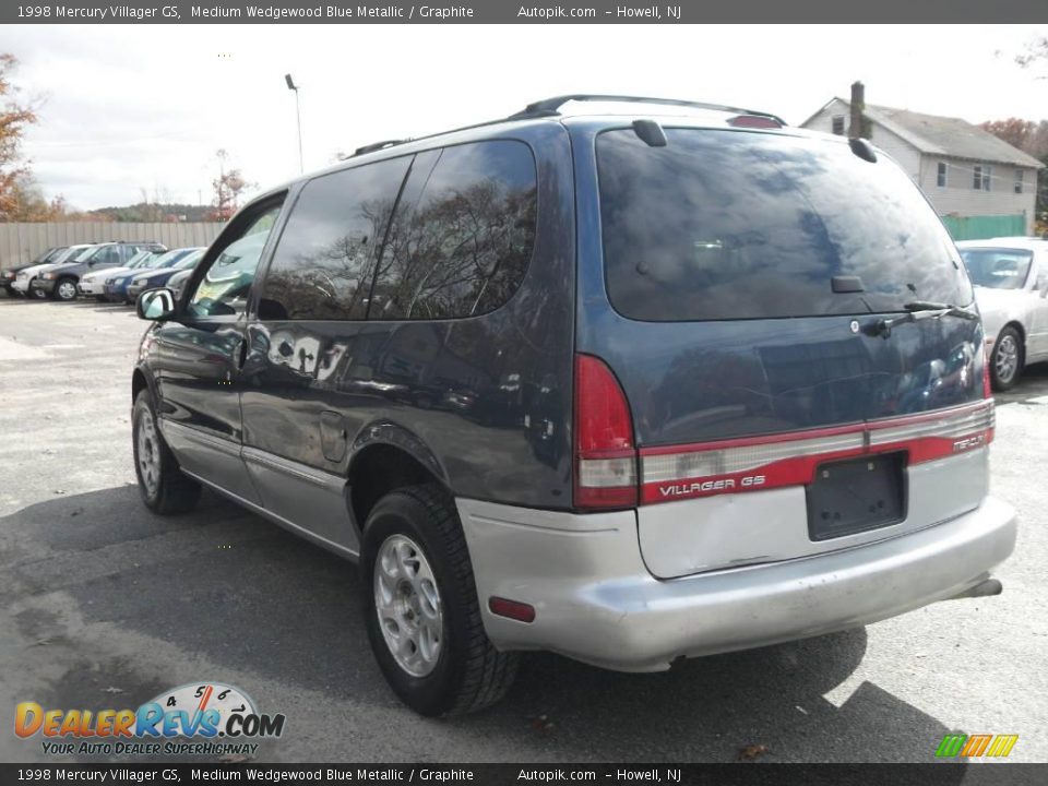 1998 Mercury Villager GS Medium Wedgewood Blue Metallic / Graphite Photo #7