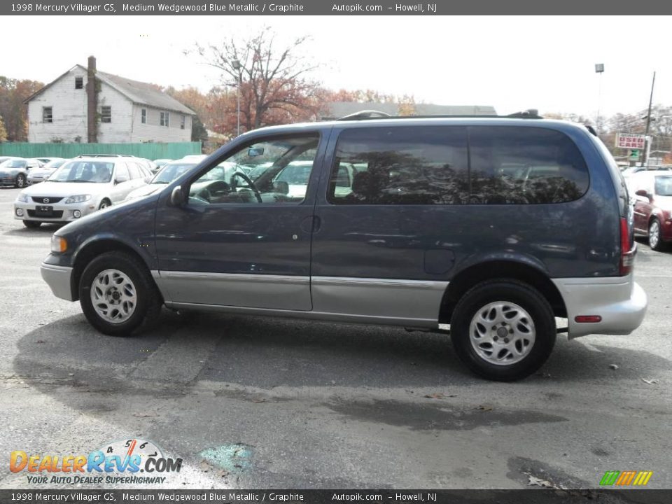 1998 Mercury Villager GS Medium Wedgewood Blue Metallic / Graphite Photo #8