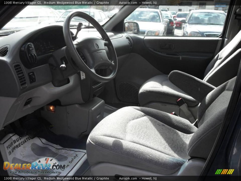 1998 Mercury Villager GS Medium Wedgewood Blue Metallic / Graphite Photo #9