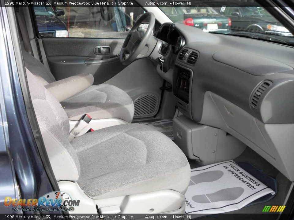 1998 Mercury Villager GS Medium Wedgewood Blue Metallic / Graphite Photo #10