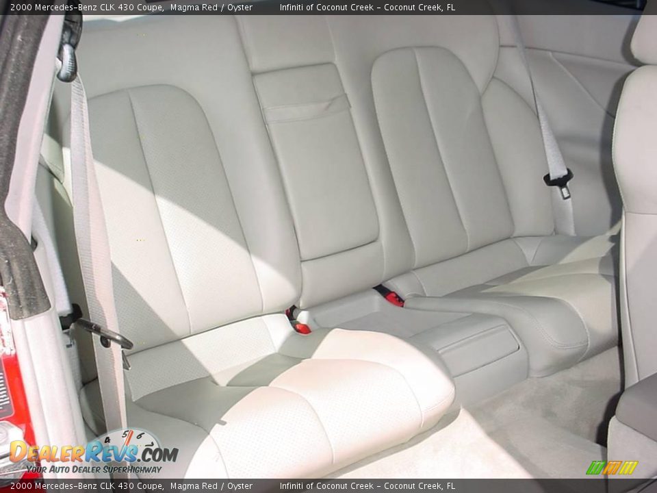 2000 Mercedes-Benz CLK 430 Coupe Magma Red / Oyster Photo #21