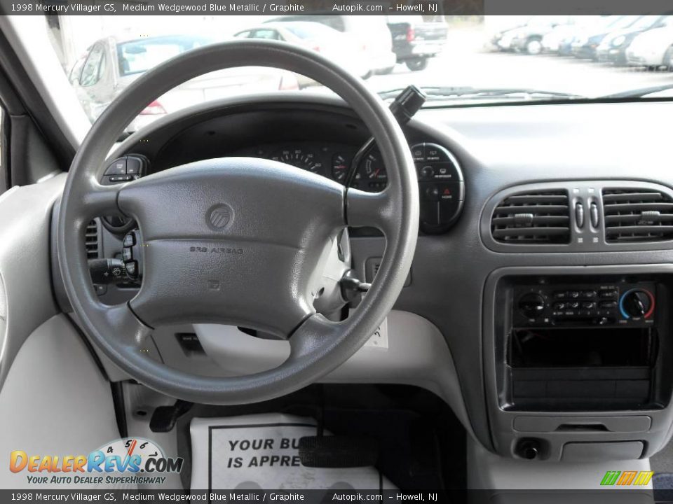 1998 Mercury Villager GS Medium Wedgewood Blue Metallic / Graphite Photo #14