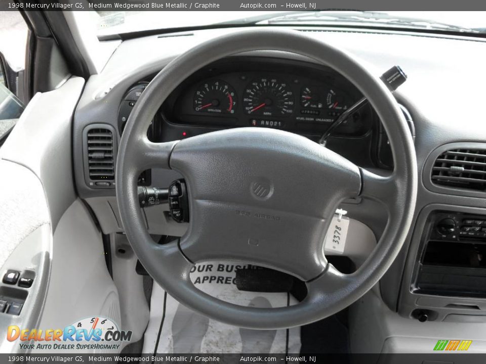 1998 Mercury Villager GS Medium Wedgewood Blue Metallic / Graphite Photo #15