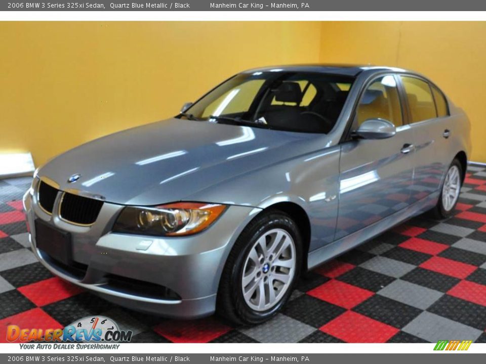 2006 BMW 3 Series 325xi Sedan Quartz Blue Metallic / Black Photo #3