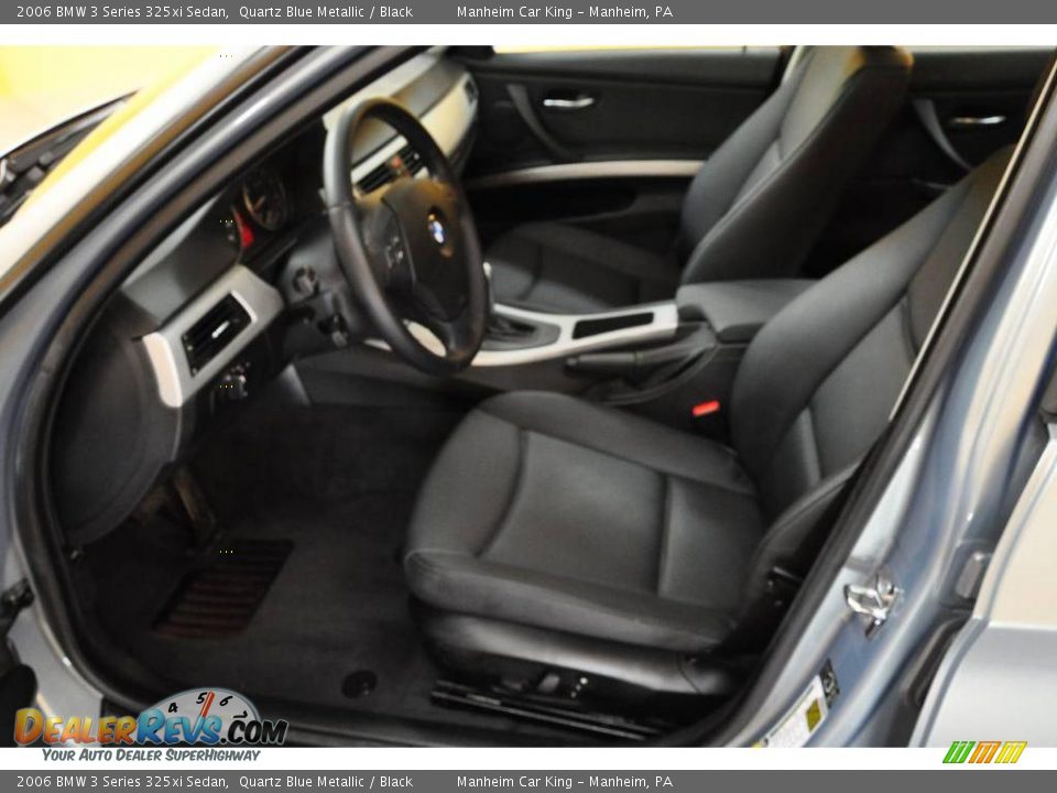 2006 BMW 3 Series 325xi Sedan Quartz Blue Metallic / Black Photo #13
