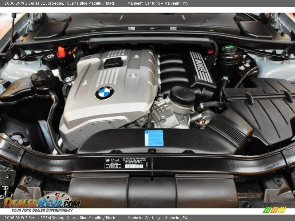 2006 BMW 3 Series 325xi Sedan Quartz Blue Metallic / Black Photo #19