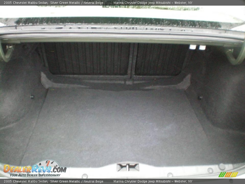 2005 Chevrolet Malibu Sedan Silver Green Metallic / Neutral Beige Photo #14