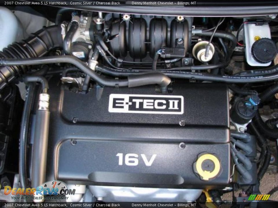 2007 Chevrolet Aveo 5 LS Hatchback Cosmic Silver / Charcoal Black Photo #13