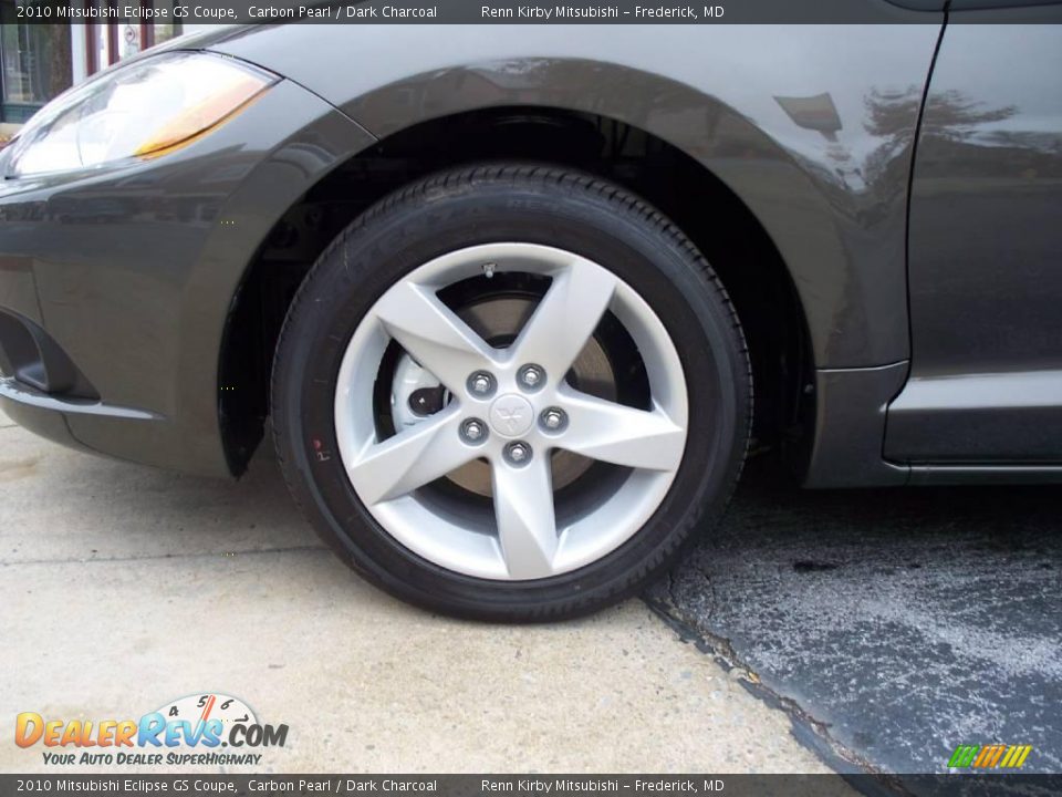 2010 Mitsubishi Eclipse GS Coupe Carbon Pearl / Dark Charcoal Photo #3