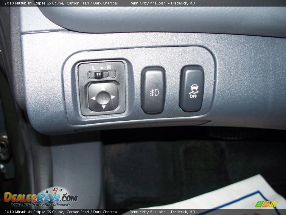 2010 Mitsubishi Eclipse GS Coupe Carbon Pearl / Dark Charcoal Photo #8