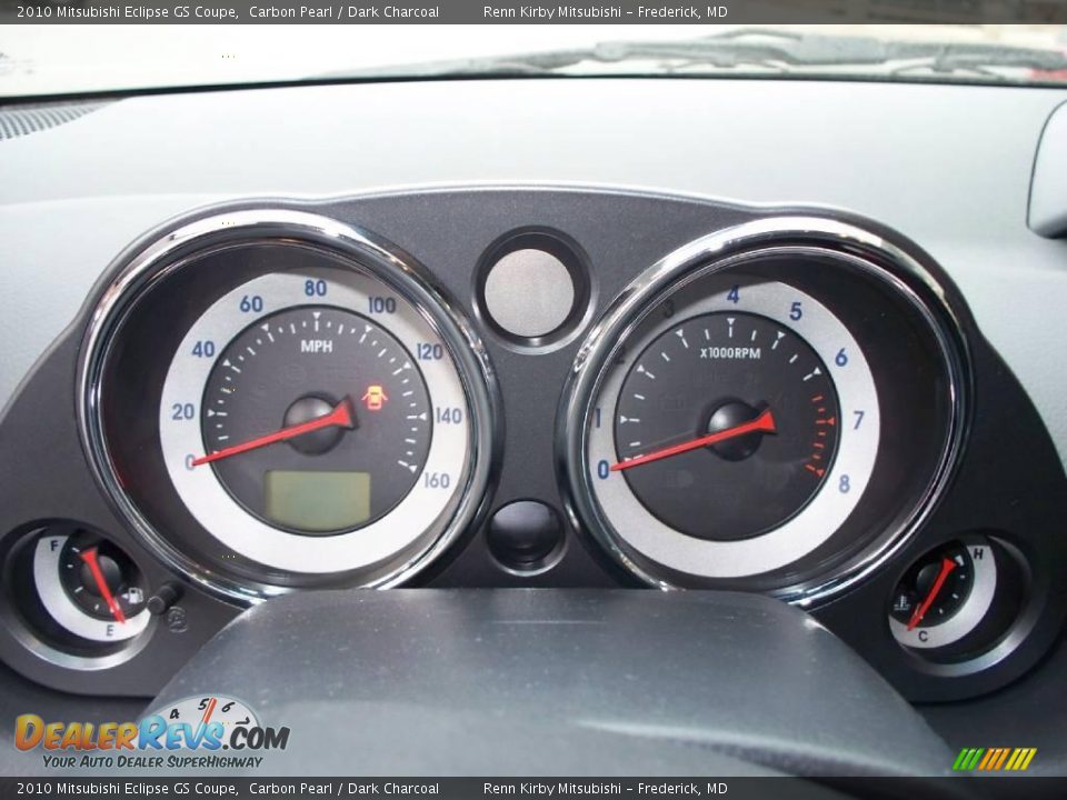 2010 Mitsubishi Eclipse GS Coupe Carbon Pearl / Dark Charcoal Photo #9