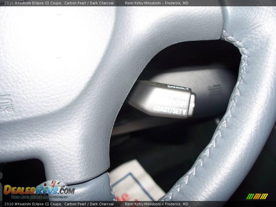 2010 Mitsubishi Eclipse GS Coupe Carbon Pearl / Dark Charcoal Photo #10