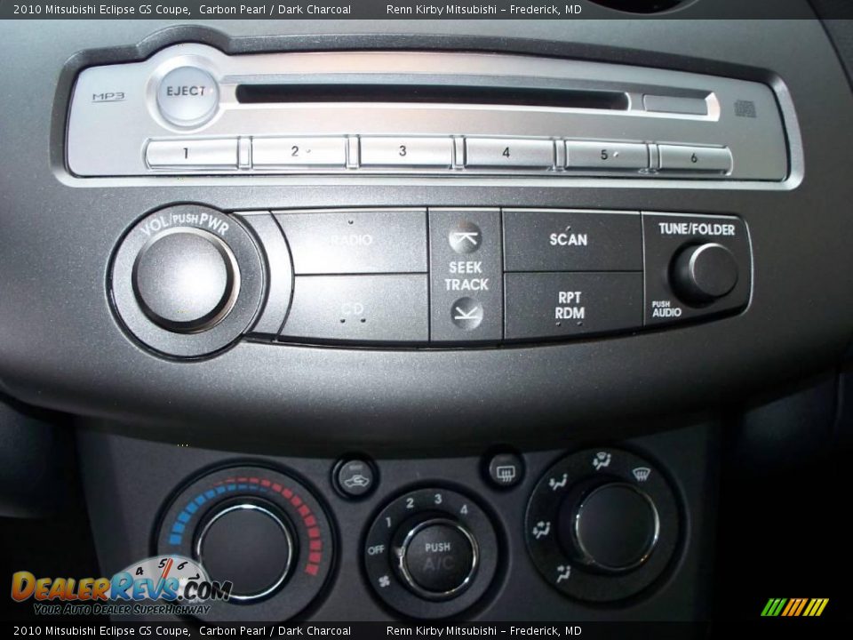 2010 Mitsubishi Eclipse GS Coupe Carbon Pearl / Dark Charcoal Photo #11