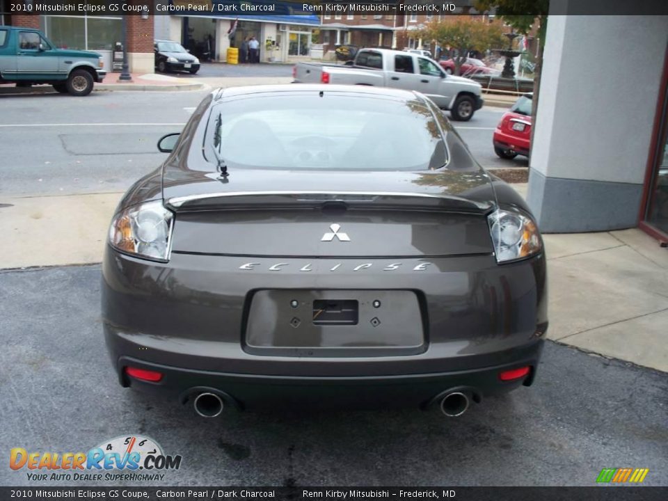 2010 Mitsubishi Eclipse GS Coupe Carbon Pearl / Dark Charcoal Photo #17