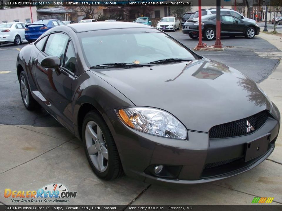 2010 Mitsubishi Eclipse GS Coupe Carbon Pearl / Dark Charcoal Photo #20