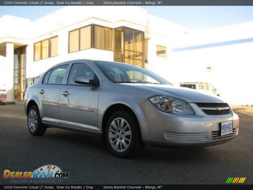2009 Chevrolet Cobalt LT Sedan Silver Ice Metallic / Gray Photo #3