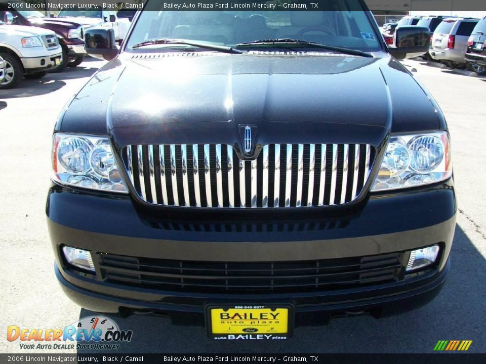 2006 Lincoln Navigator Luxury Black / Camel Photo #1
