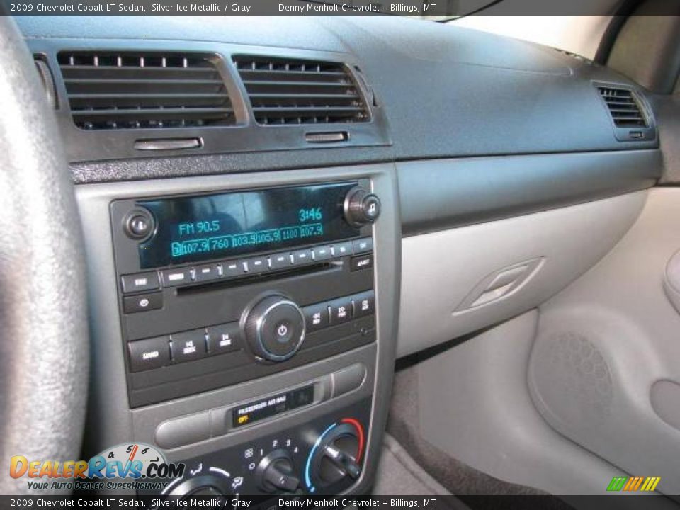 2009 Chevrolet Cobalt LT Sedan Silver Ice Metallic / Gray Photo #11