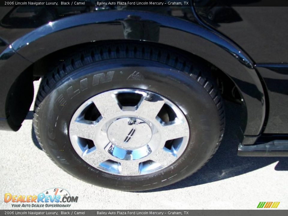 2006 Lincoln Navigator Luxury Black / Camel Photo #10