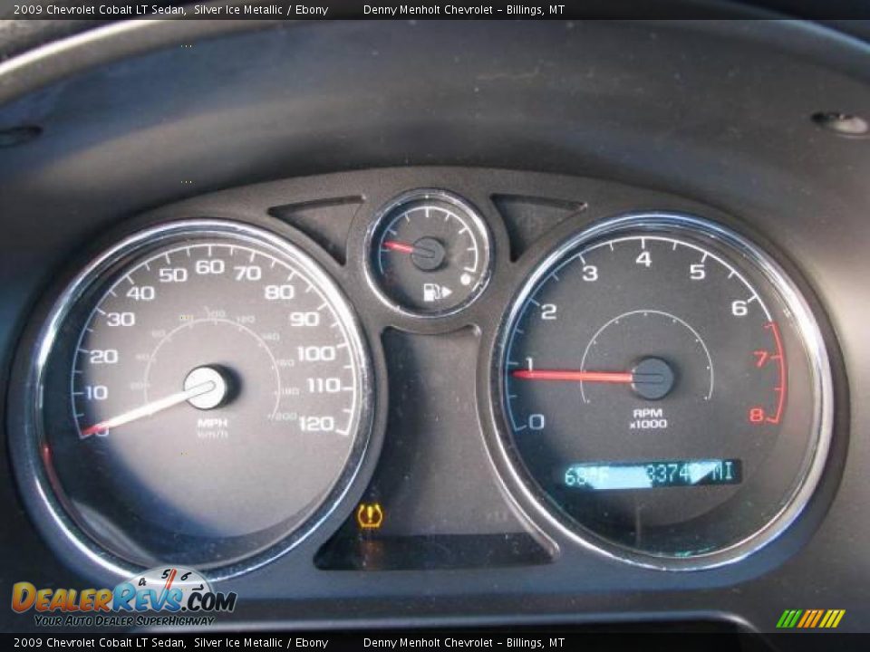 2009 Chevrolet Cobalt LT Sedan Silver Ice Metallic / Ebony Photo #12